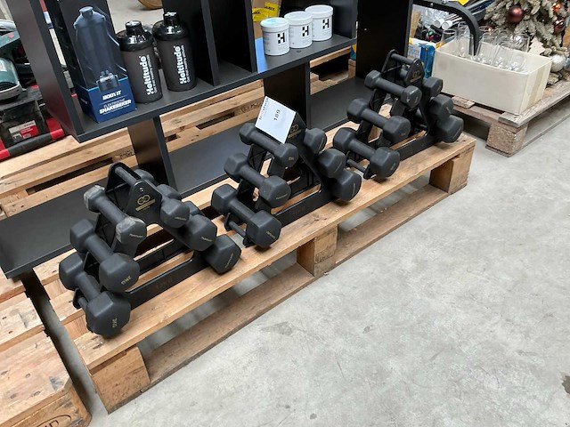 Tunturi dumpbell set (3x) - afbeelding 1 van  3