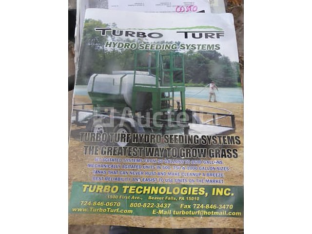 Turbo-turf trailer hydro-zaader spreider hs-150 - afbeelding 7 van  15