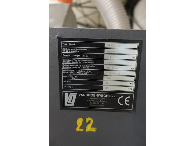 Turbogrinder schuurmachine vangroenweghe - afbeelding 3 van  12