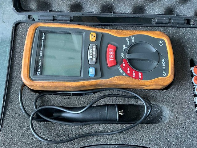 Turbotech tt5505 isolatiemeter - afbeelding 4 van  5