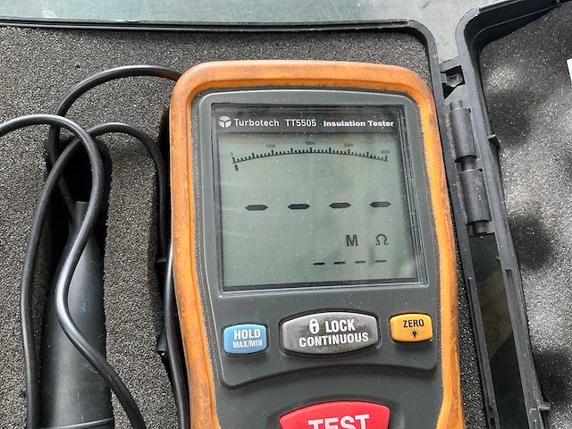 Turbotech tt5505 isolatiemeter - afbeelding 5 van  5