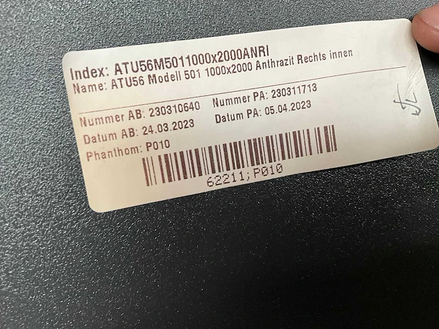 Turenwerke deur met kozijn antraciet - afbeelding 7 van  12
