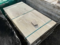 Turkse travertin tuintegels (40x) - afbeelding 2 van  3