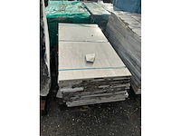 Turkse travertin tuintegels (40x) - afbeelding 3 van  3