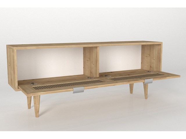 Tv -stand eik - afbeelding 5 van  7