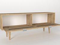 Tv -stand eik - afbeelding 5 van  7