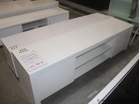 Tv-kast - hoogglans wit - kasten - afbeelding 1 van  2