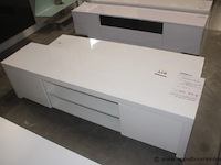 Tv-kast - hoogglans wit - afbeelding 1 van  3