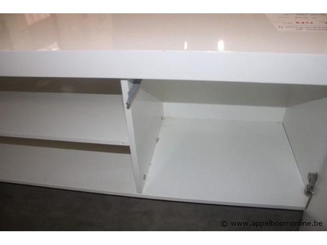 Tv-kast - hoogglans wit - afbeelding 2 van  3