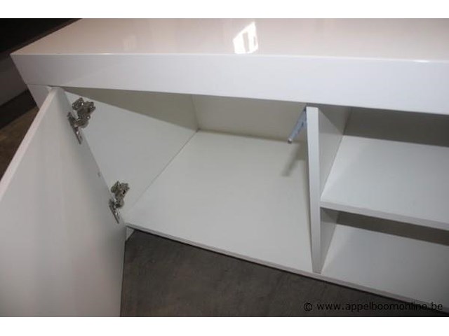 Tv-kast - hoogglans wit - afbeelding 3 van  3