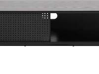Tv-kast angus 140 cm met schuifdeur - zwart - afbeelding 2 van  7