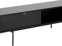 Tv-kast angus 140 cm met schuifdeur - zwart - afbeelding 5 van  7