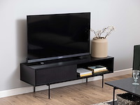 Tv-kast angus 140 cm met schuifdeur - zwart - afbeelding 6 van  7