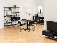 Tv-kast angus 140 cm met schuifdeur - zwart - afbeelding 7 van  7