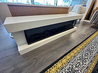 Tv-kast sfeerhaard wit