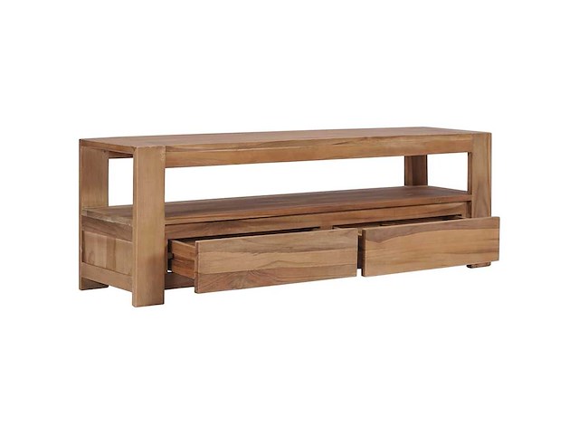 Tv-meubel - massief teak - afbeelding 3 van  9