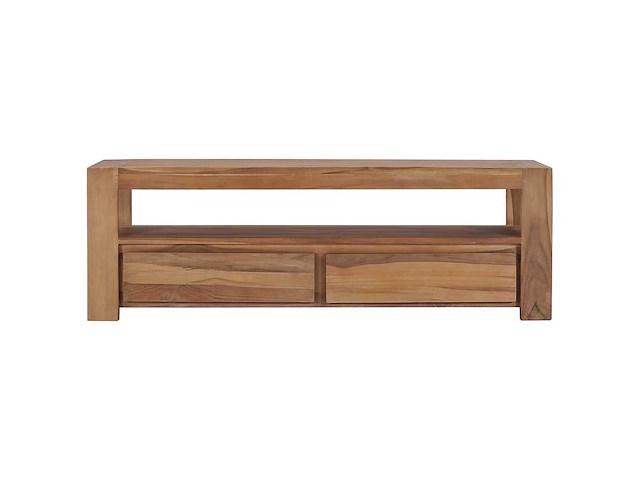 Tv-meubel - massief teak - afbeelding 4 van  9