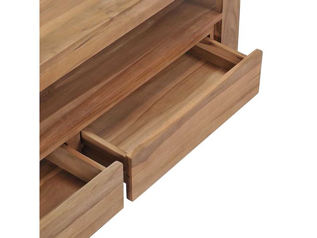 Tv-meubel - massief teak - afbeelding 7 van  9