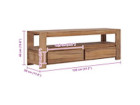 Tv-meubel - massief teak - afbeelding 9 van  9