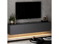 Tv-meubel 160cm - antraciet - afbeelding 5 van  10