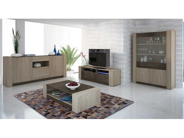 Tv-meubel ares 154cm - bruin - afbeelding 2 van  4
