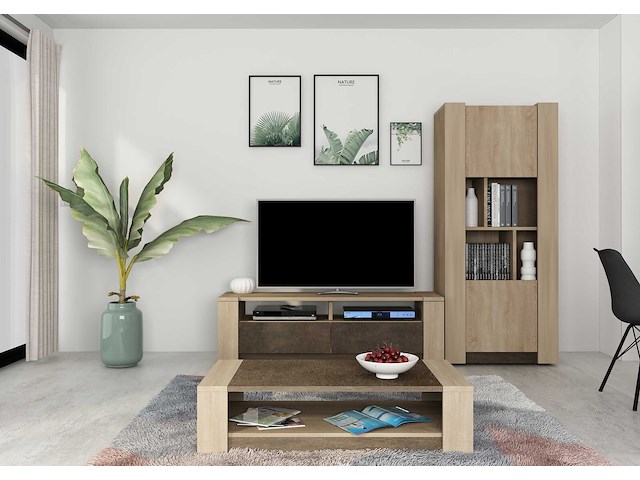 Tv-meubel ares 154cm - bruin - afbeelding 4 van  4