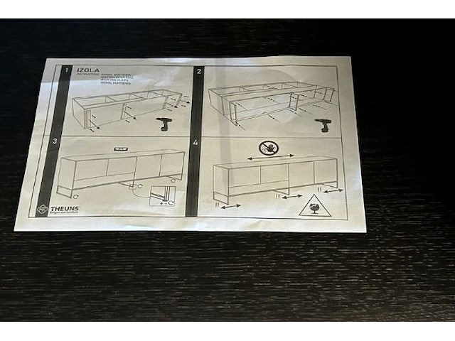 Tv meubel, boekenrek - afbeelding 3 van  8