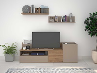 Tv-meubel boost 180cm - beige/grijs - afbeelding 2 van  4