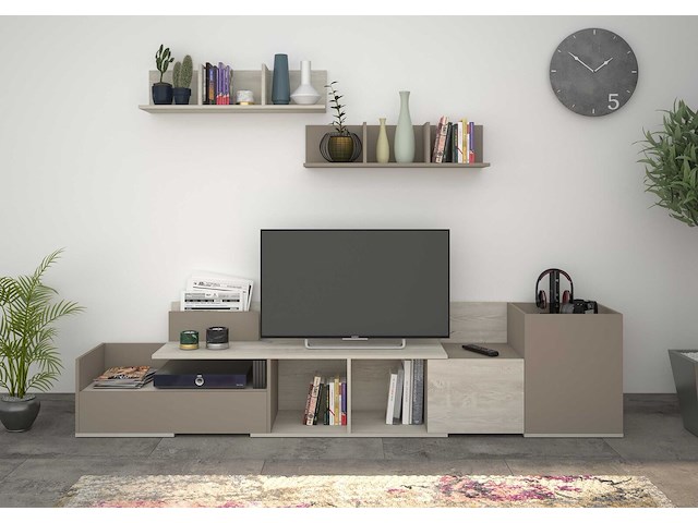 Tv-meubel boost 180cm - grijs - afbeelding 1 van  3