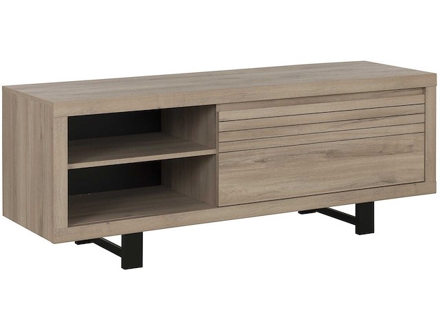 Tv-meubel clive 160cm - eik - afbeelding 1 van  3