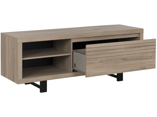 Tv-meubel clive 160cm - eik - afbeelding 2 van  3