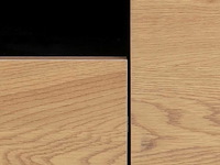 Tv-meubel dover 140cm 2 deuren 1 lade - zwart/wilde eik - afbeelding 7 van  8