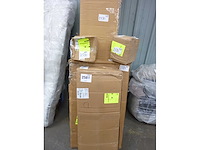 Tv-meubel en salontafel set - walnoothout en wit marmer - afbeelding 7 van  7