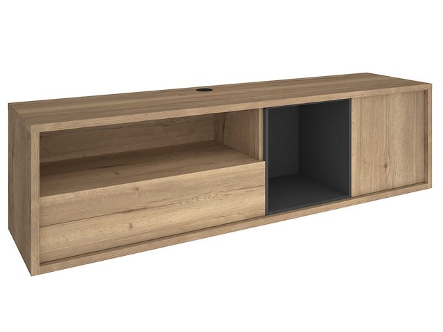 Tv-meubel frame 177cm - lichte eik - afbeelding 2 van  3