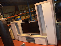 Tv meubel grijs 2 deuren 2 laden