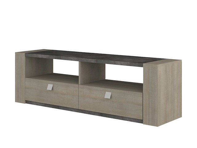 Tv-meubel iris 155cm - grijs beton - afbeelding 1 van  2