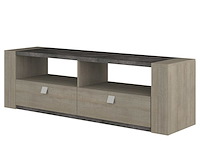 Tv-meubel iris 155cm - grijs beton - afbeelding 1 van  2