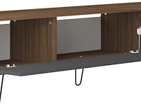 Tv-meubel jiro 165cm - walnoot/antraciet - afbeelding 5 van  10