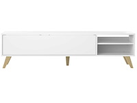 Tv-meubel kim 165cm - wit - afbeelding 2 van  7