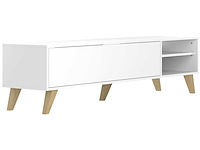 Tv-meubel kim 165cm - wit - afbeelding 3 van  7