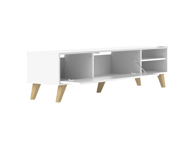 Tv-meubel kim 165cm - wit - afbeelding 4 van  7