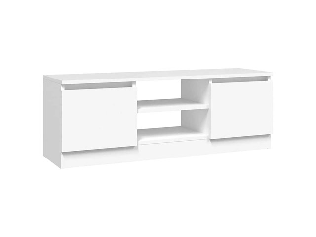 Tv-meubel met deur wit 102x30x36 cm - afbeelding 2 van  9