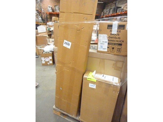 Tv-meubel met led-verlichting in melamine en pvc, walnootafwerking forme - afbeelding 7 van  7