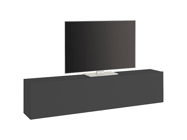 Tv-meubel natasha | 180 x 30 x 40 cm | antracietkleurig - afbeelding 2 van  7