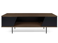 Tv-meubel pixie 140cm - walnoot/zwart - afbeelding 1 van  8