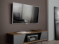 Tv-meubel pixie 140cm - walnoot/zwart - afbeelding 5 van  8
