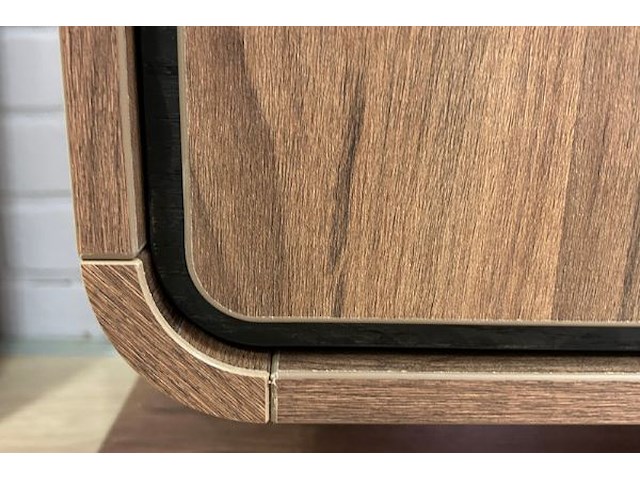 Tv meubel, sokkel met led en hangkast - afbeelding 6 van  11