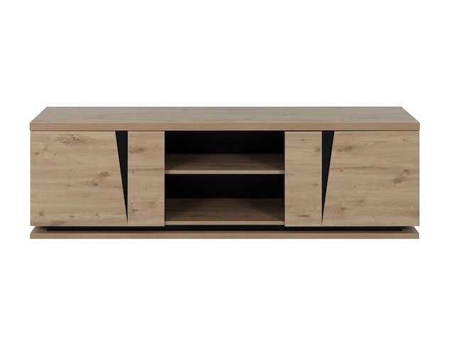 Tv-meubel split 2 deuren 181cm - artisan eik - afbeelding 1 van  5