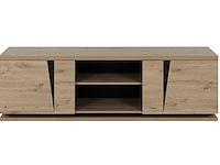 Tv-meubel split 2 deuren 181cm - artisan eik - afbeelding 1 van  5