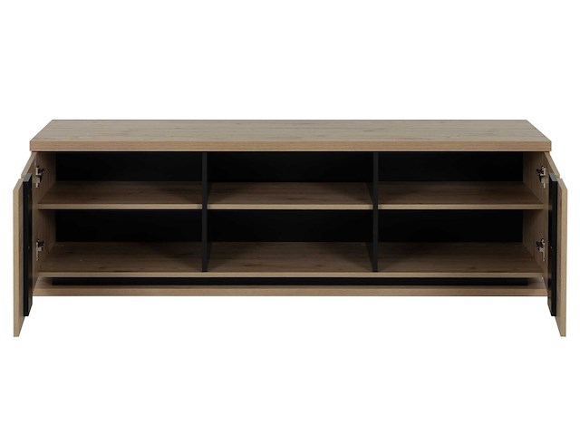Tv-meubel split 2 deuren 181cm - artisan eik - afbeelding 2 van  5